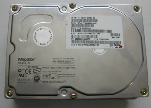 Maxtor d740x 20gb - maxtor, mx6l020j1