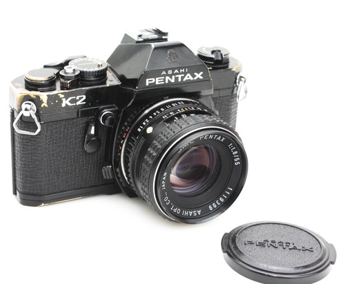 Pentax 35mm black slr - k2,