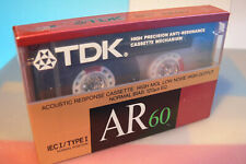 tdk ar 60 blank audio cassette