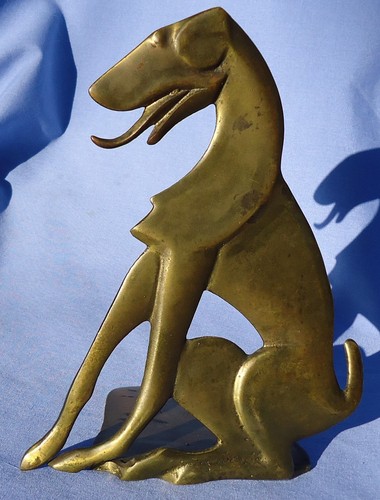 Greyhound lurcher bronze - greyhound,