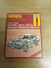 HONDA ACCORD 1976-1984 HAYNES