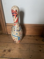 Amflite Vintage USBC Hardwood Bowling Ten Pin Skittle Door Stop