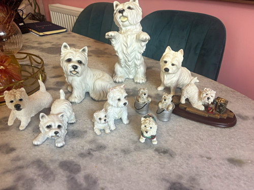 Collectible westie dog - collectible,