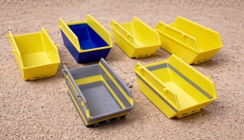 Model waste skips - -, ideal