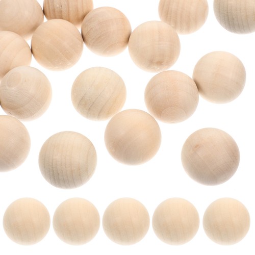 50pcs unfinished wooden - wooden, balls
