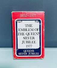 Vintage 1977 QUEEN ELIZABETH II Playing Cards Silver Jubilee Edition - complete