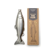 Fish Design Stainless Steel Flask Fishing Themed Gift Ideas for Men Novelty