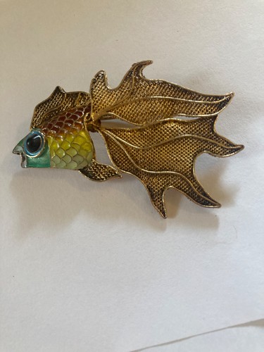 Vtg 925 silver cloisonné - silver, &