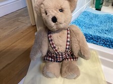 AQUASCUTUM RARE   VINTAGE BEAUTIFUL TEDDY BEAR WITH OUTFIT,,,,,,