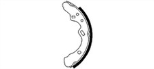 MFR300 Rear Brake Shoes Set OF 4   LS1501 fits Mazda 323 1.3 1.5 1.6 1.7D 1987