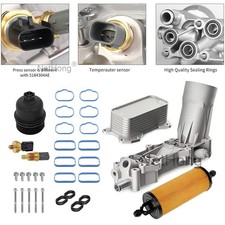 Aluminum Engine Oil Filter Adapter Housing For 11-16 Jeep Dodge Chrysler Ram