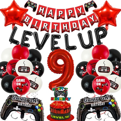 47pcs 9th birthday - 47pcs, decorations