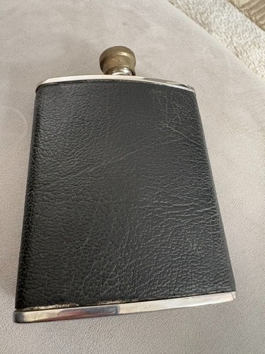 Vintage equestrian hip flask - vintage,