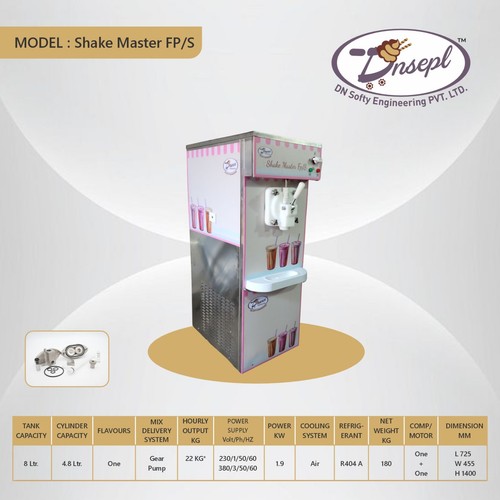 Milk shake machine - milk, floor