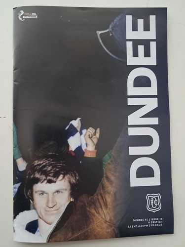 Dundee celtic programme - v,