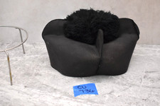 Used Older Black Biretta, Liturgical Hat, Size 7 1/8 (CU736) Chalice Co.