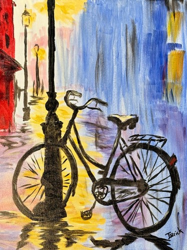 Original bicycle street - street, scene