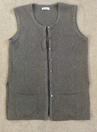 Hawick cashmere button vest - hawick,