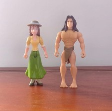 Disney Heroes Famosa Tarzan and Jane Vintage RARE Figures