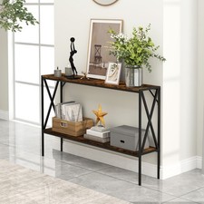2-Tier Narrow Sofa Table