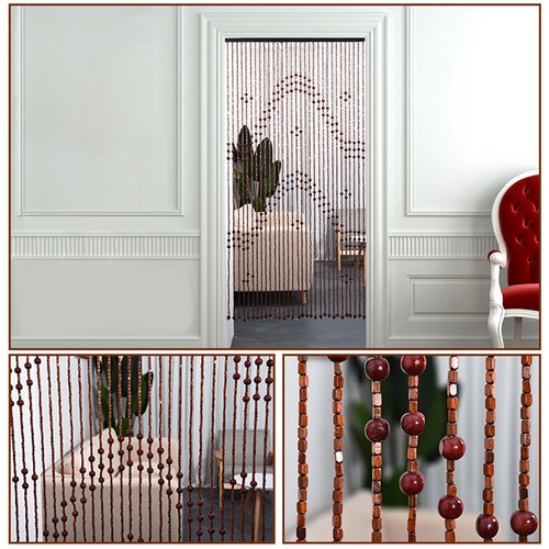 Hanging natural wooden beaded - hanging,