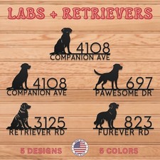 Dog Lover Address Signs - 5