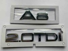 Chrome A8 2.0TDI badge