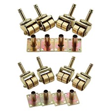 4x Piano Wheels Antique Style