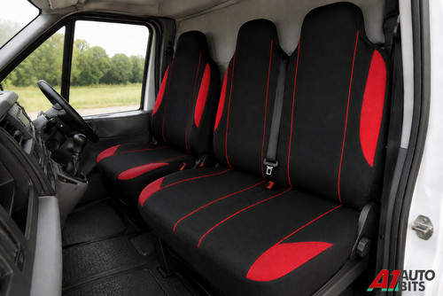 Red comfort fabric - fabric, covers