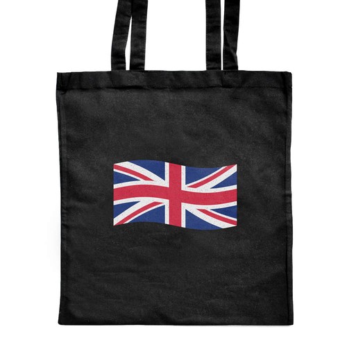Waving union jack shopping - 'waving,