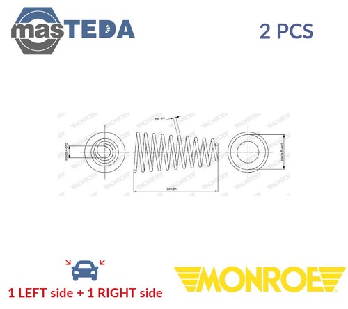 Sp0329 coil spring - coil, pair