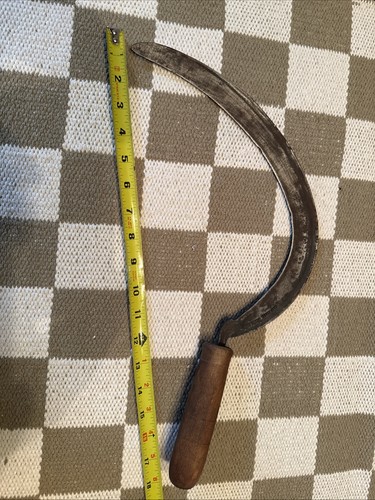 Vintage hand scythe - scythe, cast