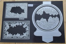 A4 Sheet of Mixed Christmas Themed Dies 2 Free P&P