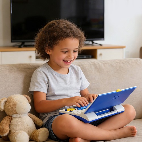 Kids learning laptop - learning, english