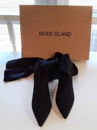 River island black - river, faux