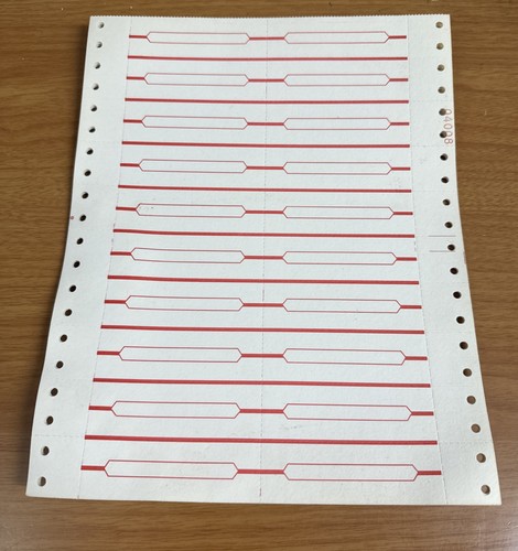 New old stock perforated - new,
