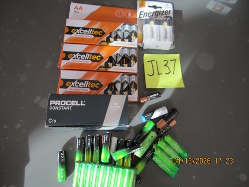 Job lot assorted alkaline - job,