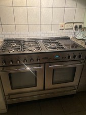 Rangemaster Toledo XT 110 Dual Fuel Stainless Steel Range Cooker & Hood