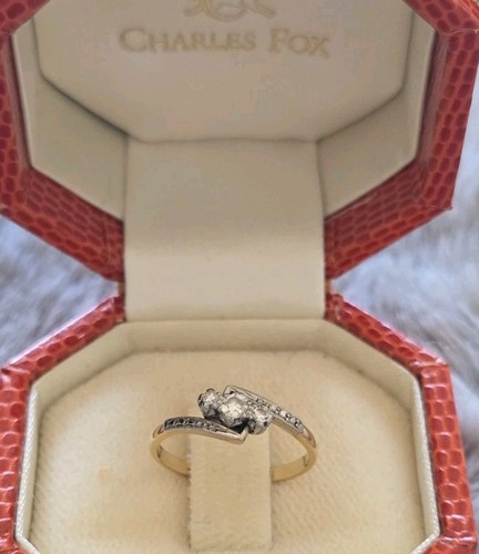 Antique diamond ring platinum - antique,