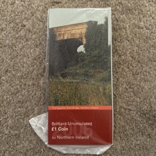 2006 UK £1 One Pound Coin Egyptian Arch Railway Bridge BU Mint Condition