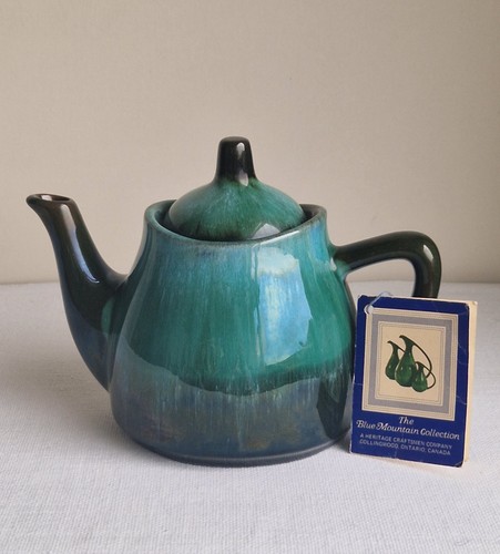 Unused blue mountain pottery - blue,