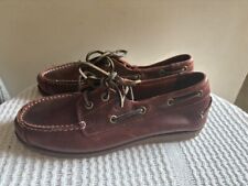 Ladies Brown Leather Timberland Deck Shoes Size 3.5 Excellent Condition