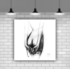 Female Nude Erotic Canvas Wall