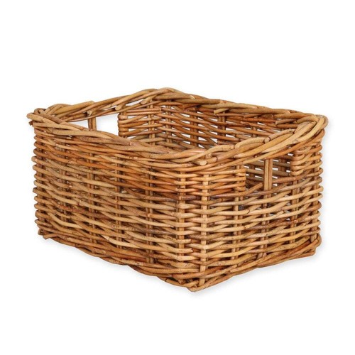 Rectangular honey rattan - honey, deep