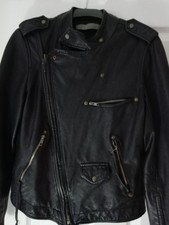 ZARA Basic Real Leather Biker