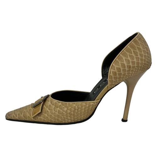 Comex beige leather patent - comex,