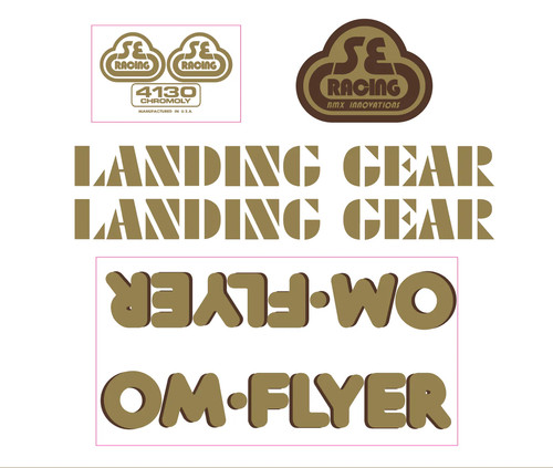 Racing flyer decal - om,