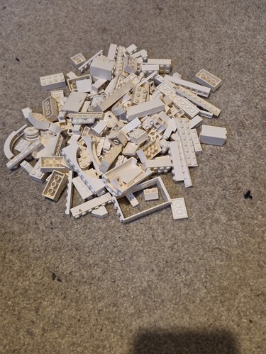 Lego white bricks and blocks - bricks,