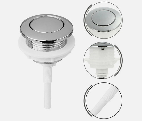 Toilet tank button push - toilet,