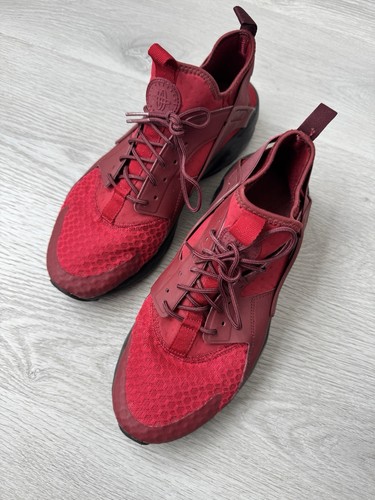 Nike huarache red sneakers - red,